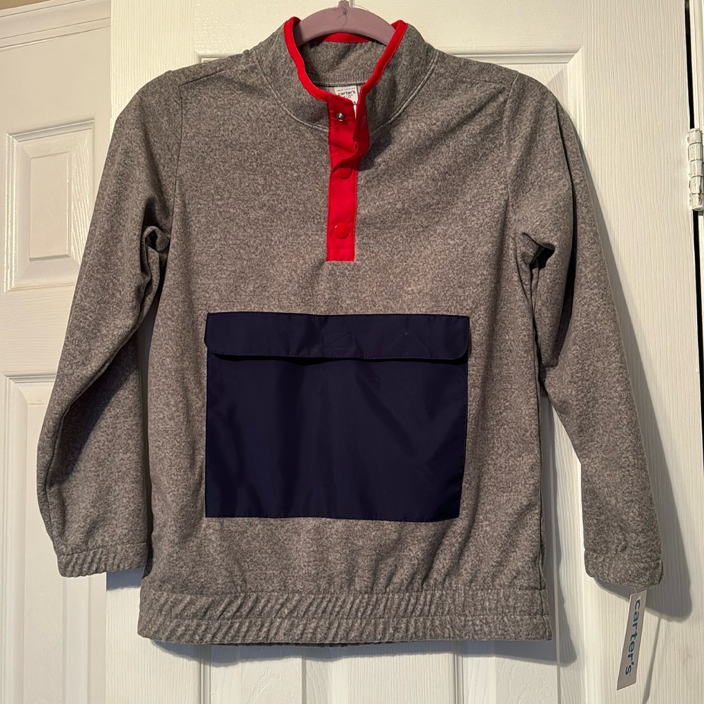 💙 NWT! Carters Brushed Fleece Pullover